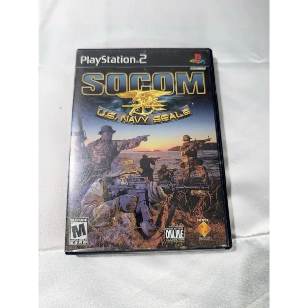 SOCOM:‎ U.S. Navy SEALs (Sony PlayStation 2, 2002) Used Complete ps2 ps